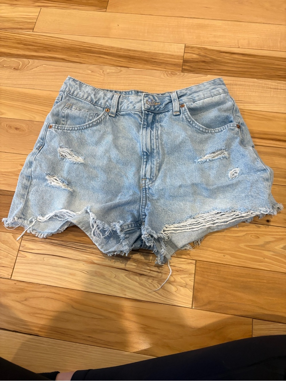 Denim shorts